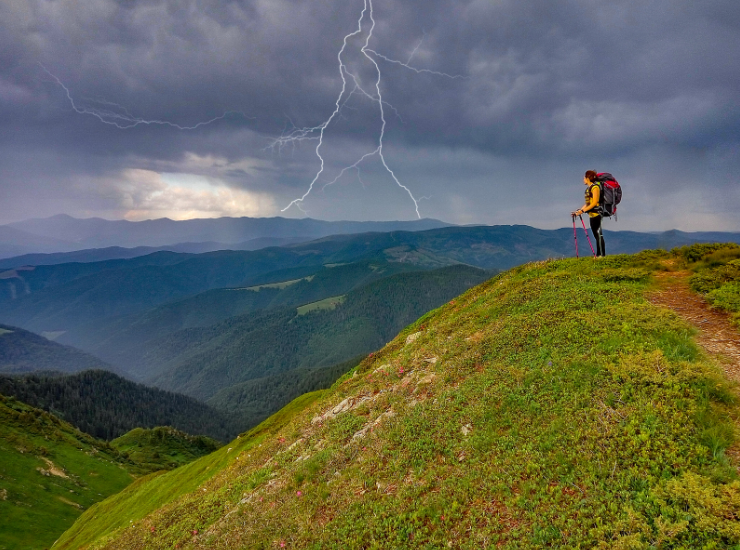 科学登山健身指导 | 雷雨季来临，在野外如何正确避雷 - 第11张