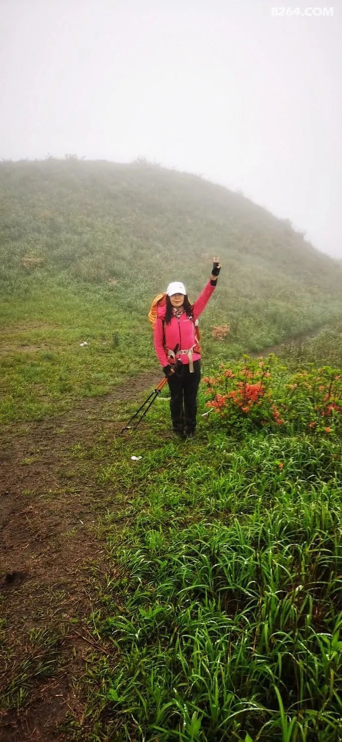 女子单人五一重装武功山全穿，狂风暴雨，云海奔涌，杜鹃娇艳，这景色绝了 - 第89张