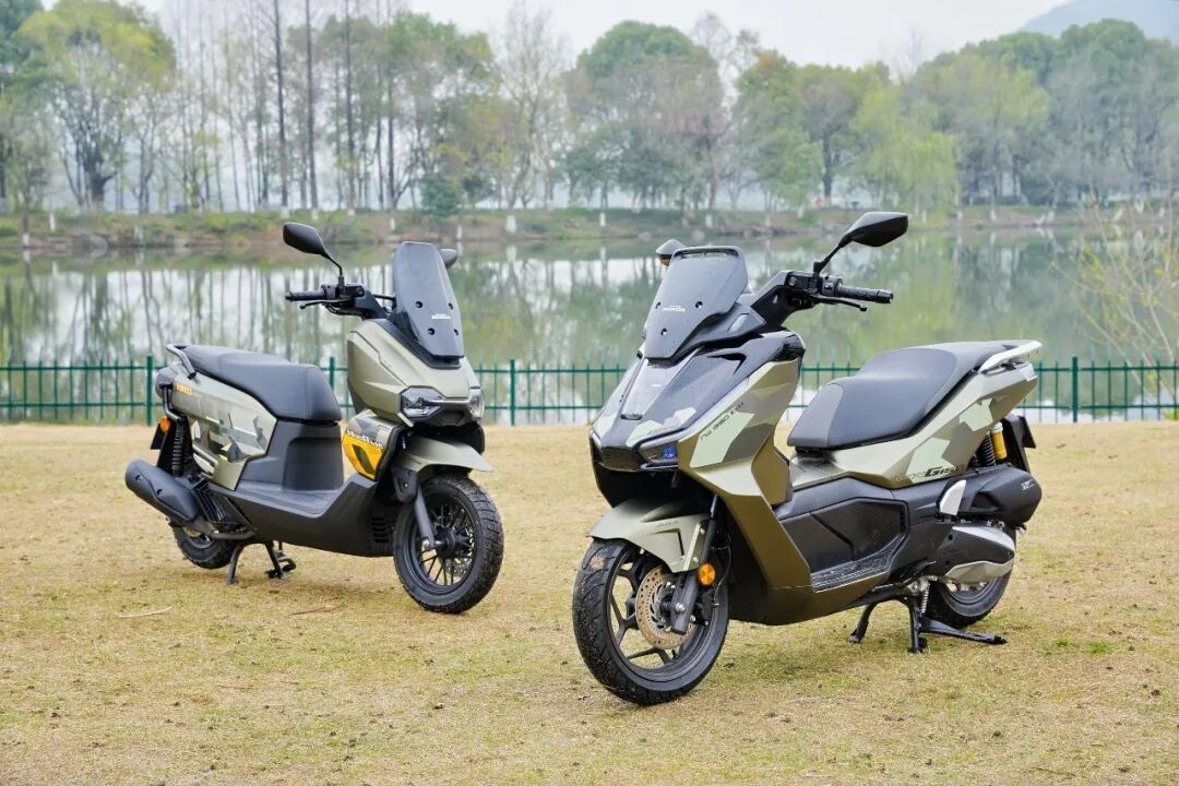 125水冷踏板，五羊本田HooRide上市，售价12980元起，还有NWG150新款 - 第1张